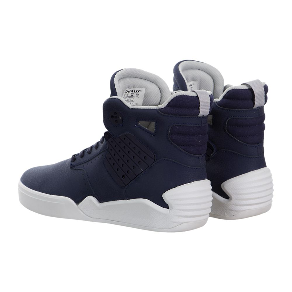 Baskets Montantes Supra SkyTop IV Bleu Marine Navy/White Homme | IVX-19747507